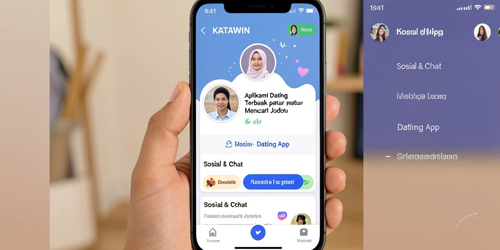 Antarmuka KATAWIN yang simpel dan intuitif dengan fitur-fitur menarik.