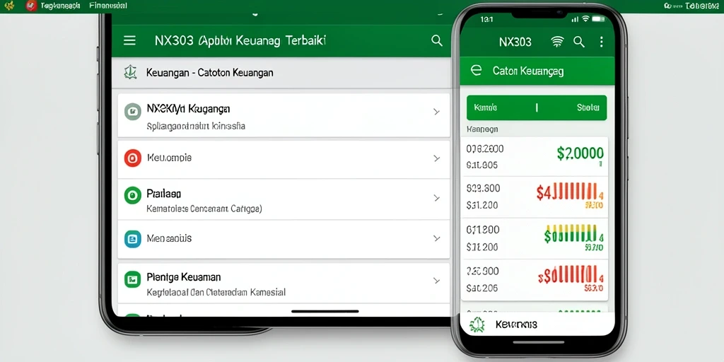 Tampilan antarmuka dan fungsi aplikasi Catatan Keuangan yang mudah digunakan.