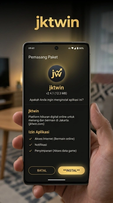 Tampilan halaman APK jktwin